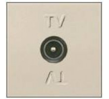 Ecoplast Розетка TV оконечная (бежевый) LK45