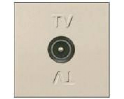 Фотография Ecoplast Розетка TV оконечная (бежевый) LK45, артикул 852101-1