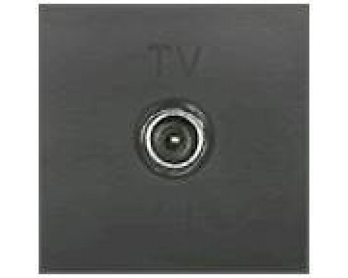 Фотография Ecoplast Розетка TV оконечная (черный бархат) LK45, артикул 852108-1