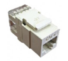 Ecoplast Механизм розетки компьютерной RJ-45, кат.6, UTP модуль (8 контакта) LK45